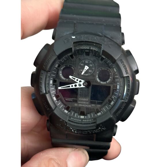 Casio G-Shock Men's Black GA100-1A1 Fashion Timepeice Sports Watch - Picture 11 of 12